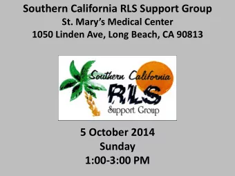 5 October 2014  Sunday 1:00-3:00 PM  Conflict of Interest Statement  Fred Burbank, M.D.  is the