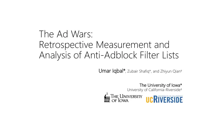 retrospective measurement and
