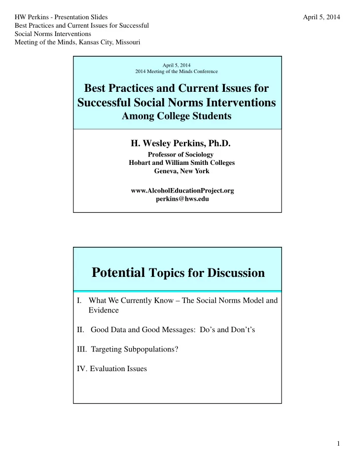 but what about perceptions of peer norms