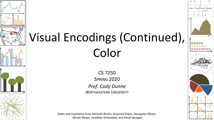 visual encodings continued