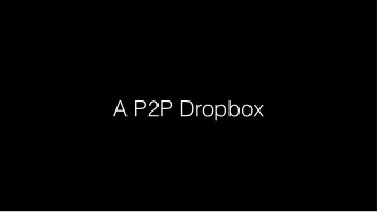 A P2P Dropbox  @mafintosh  8 person team  Based in 5 countries  &gt;1500 npm modules  &gt;1500 npm