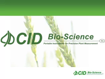 Moderator:  Brienne J. Meyer  bmeyer@cid-inc.com  Application Scientist  Also Joining Us from  CID