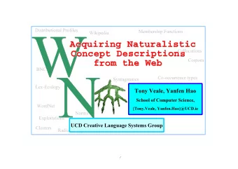 A  c  q  u  i  r  i  n  g  N  a  t  u  r  a  l  i  s  t  i  c  Ac  cq  qu  ui  ir  ri  in  ng  g N