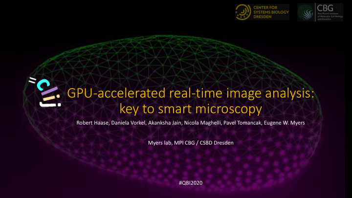 gpu accelerated real time image analysis