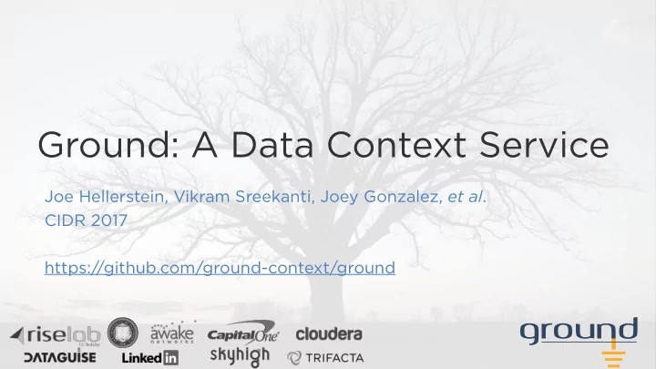 ground a data context service