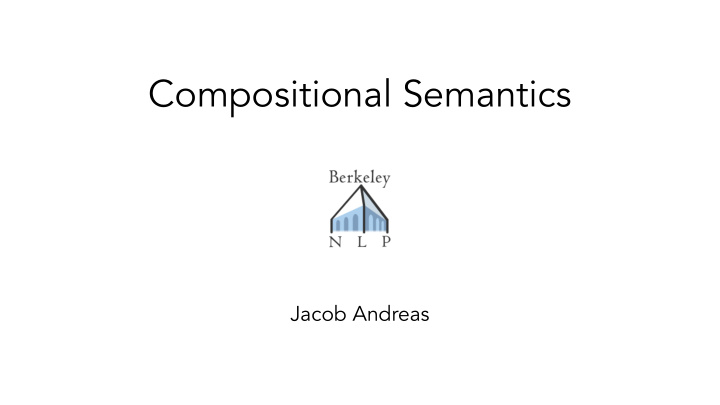 compositional semantics