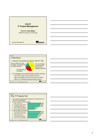 1  Introduction  4  How to Avoid Troubled Projects    Apply proper engineering