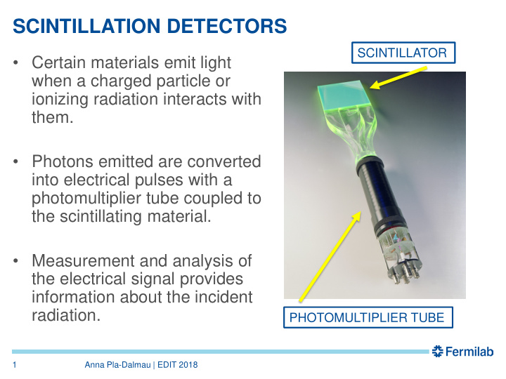 scintillation detectors