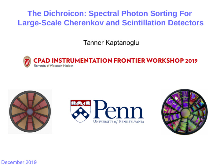 the dichroicon spectral photon sorting for large scale