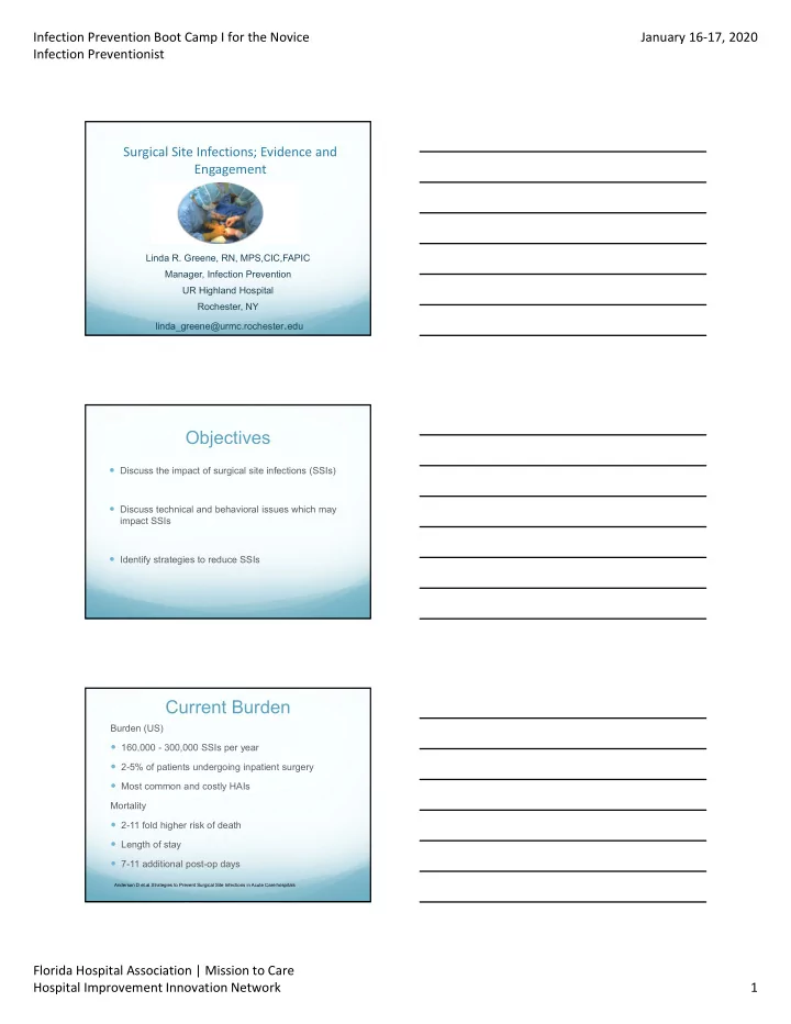 objectives