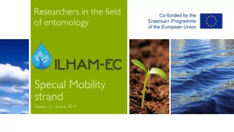 Special Mobility  strand  Sassari, 12-16 June 2017  Research Group  Prof. Ignazio Floris