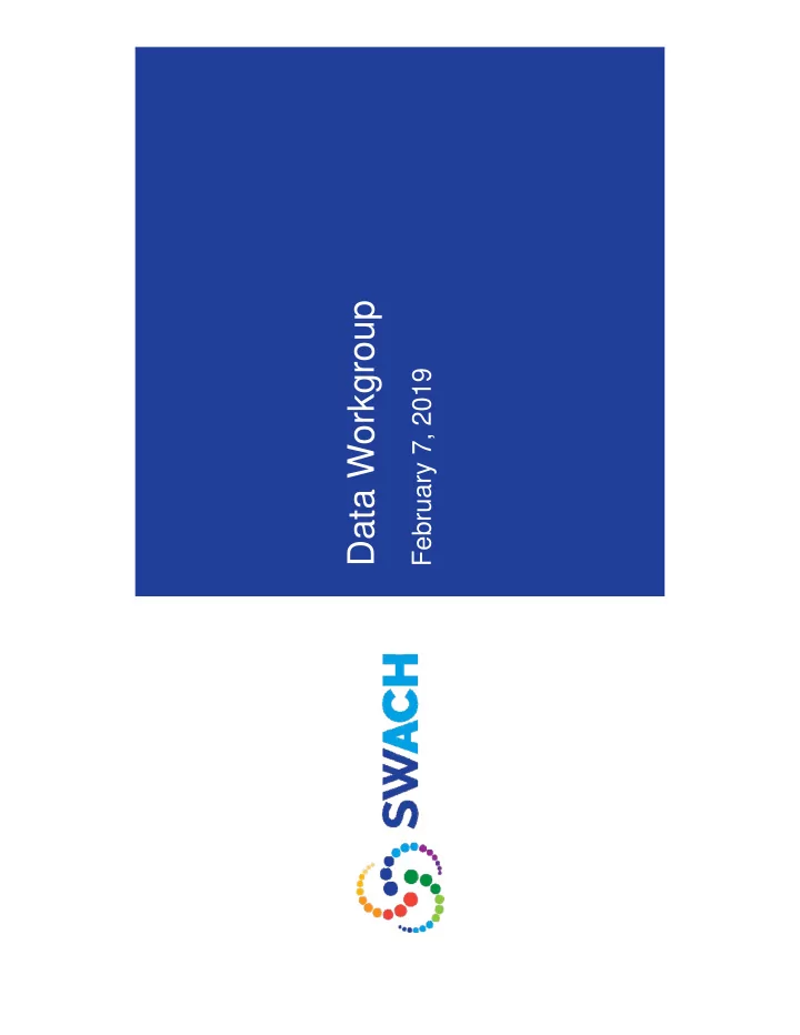 data workgroup