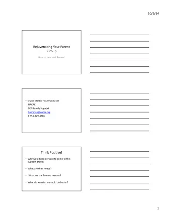 Rejuvena.ng  Your  Parent    Group    How  to  Heal  and  Renew!