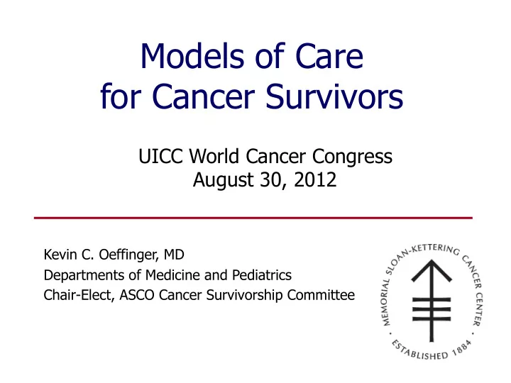 models of care