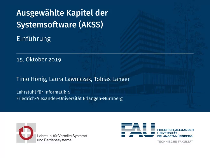 ausgew hlte kapitel der systemsoftware akss