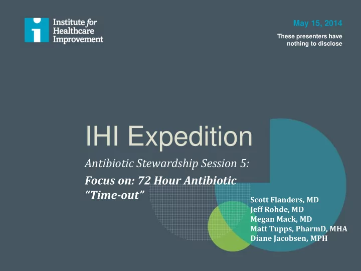 ihi expedition