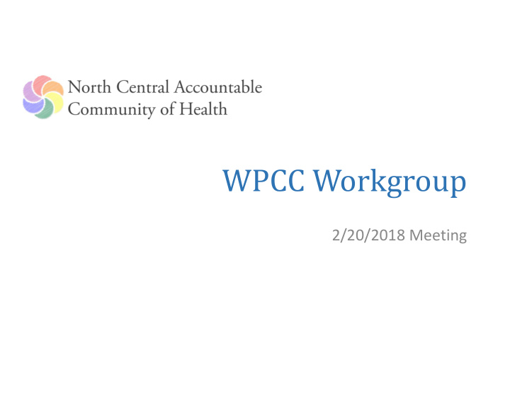 wpcc workgroup