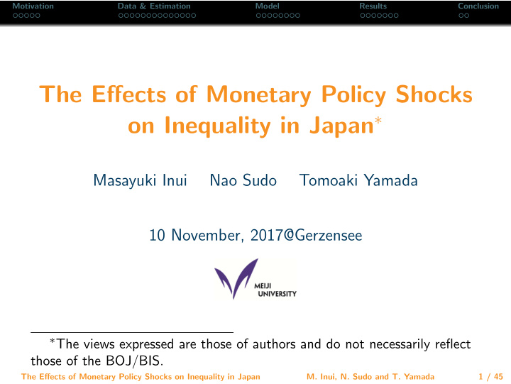 the effects of monetary policy shocks