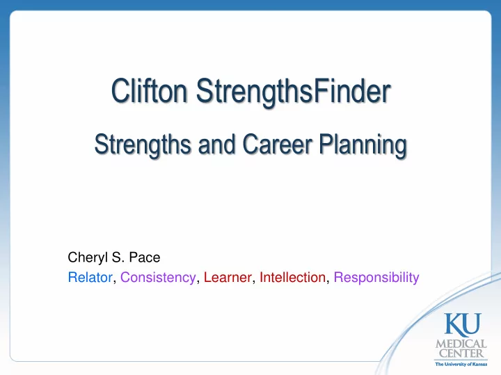 clifton strengthsfinder