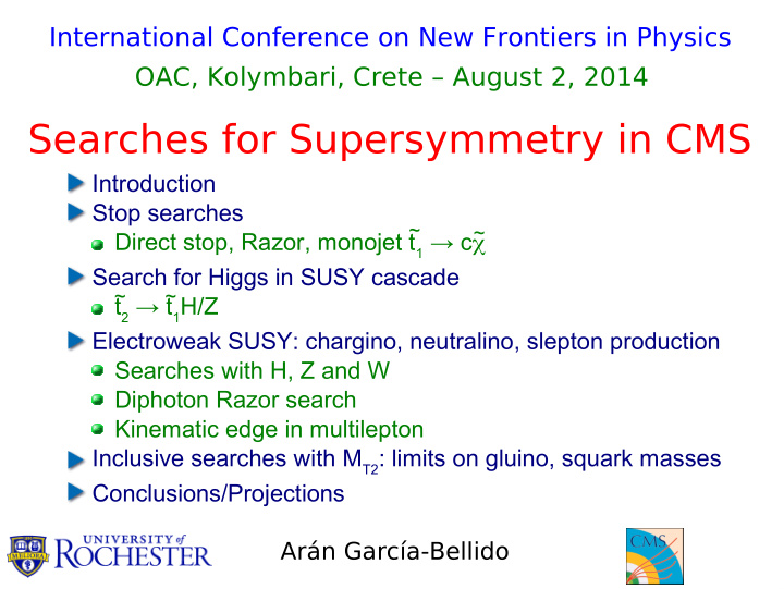 searches for supersymmetry in cms