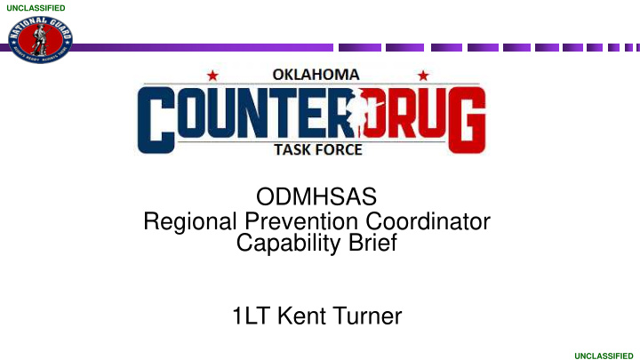 odmhsas regional prevention coordinator capability brief