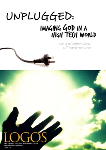 1 TH S EPTEMBER 2010 (L OGOS ) 1 K ENMORE B APTIST C HURCH M ESSAGE O UTLINE , 12 U N :  U D : U G