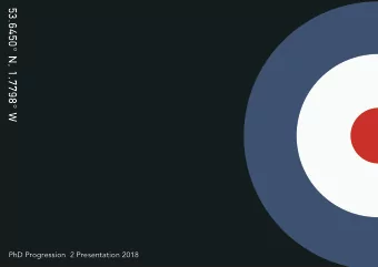 53.6450 N, 1.7798 W  PhD Progression  2 Presentation 2018  01  Exploring Data Shadows  PHD