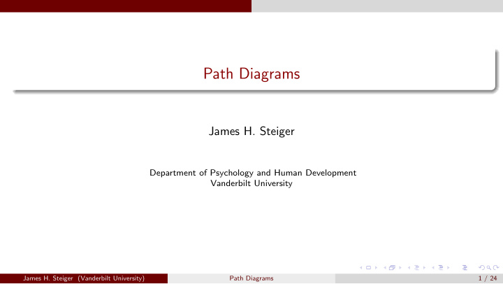 path diagrams