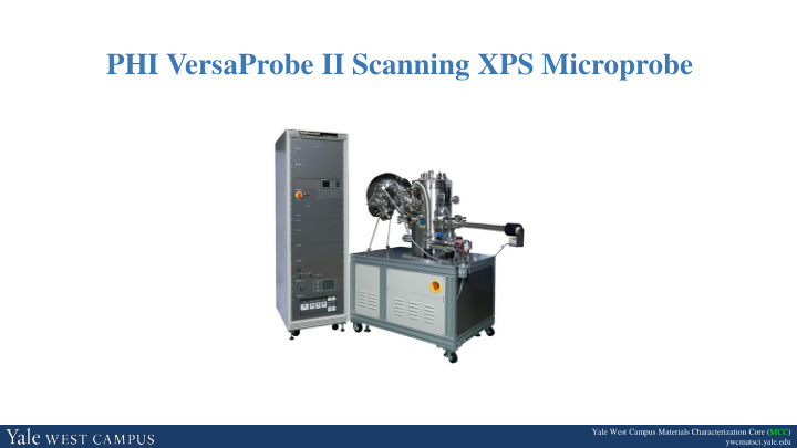 phi versaprobe ii scanning xps microprobe