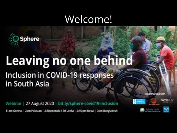 welcome accessibility