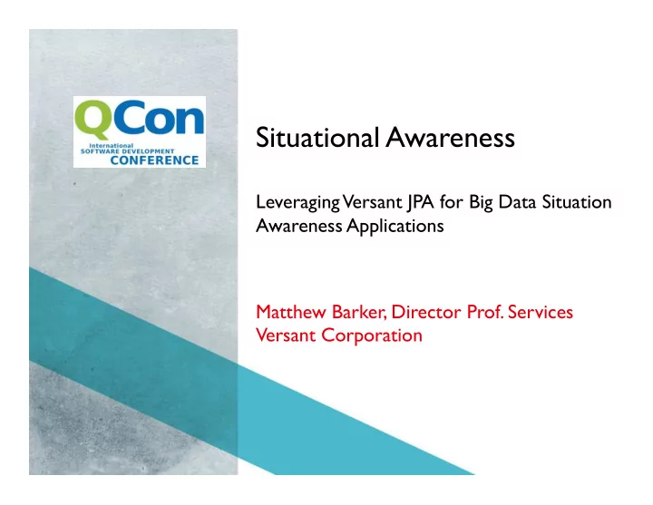 situational awareness