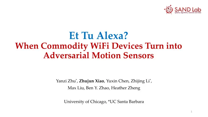 et tu alexa
