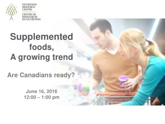 Bachelor of Science in Nutrition from the University of Montreal and her Masters of Health