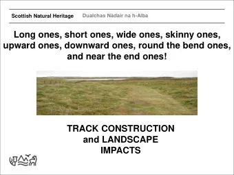 Long ones, short ones, wide ones, skinny ones,  upward ones, downward ones, round the bend ones,