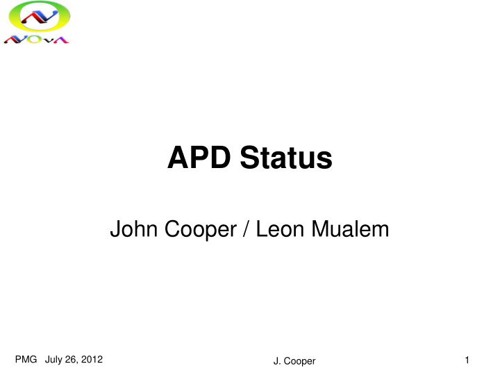 apd status