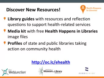 Discover New Resources! Library guides with resources and reflection  questions to support