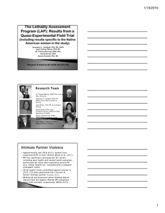 1/19/2016  Jacq  Jacquely  lyn C.  C. Cam  Campbell  ll,  , PhD  PhD, RN,  RN, FAA  FAAN  Jane  net