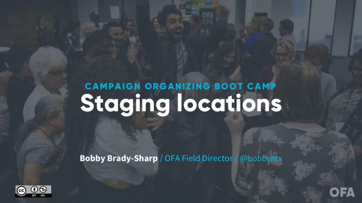 staging locations