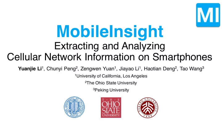 mobileinsight