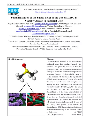 MOL2NET, 2017 , 3, doi:10.3390/mol2net-03-xxxx  2 25923, Pseudomonas aeruginosa ATCC 27853, Proteus