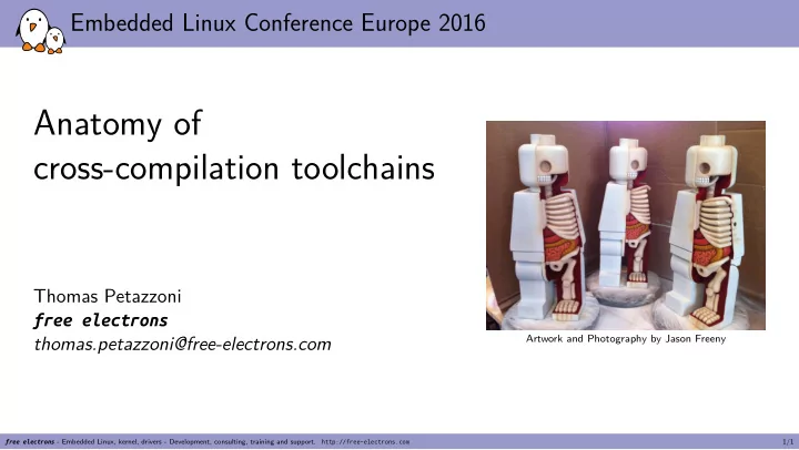 anatomy of cross compilation toolchains
