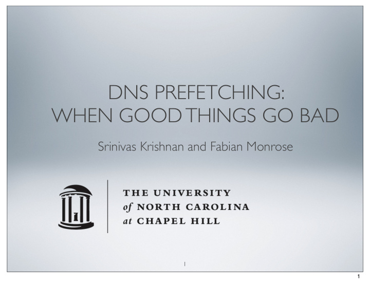 dns prefetching when good things go bad