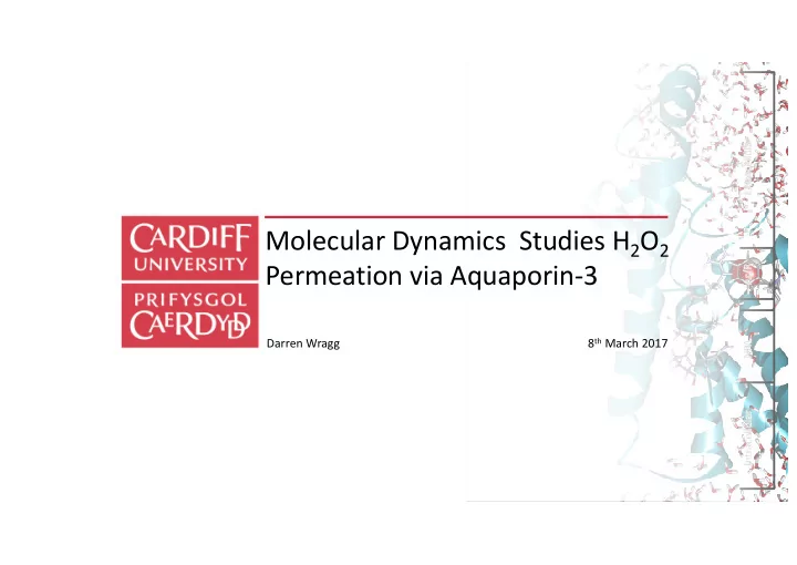 permeation via aquaporin 3