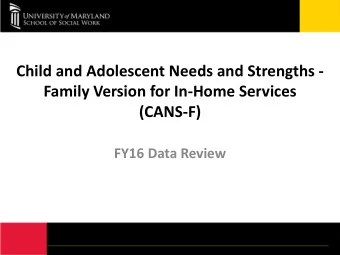 FY16 Data Review  Completed CANS-F Assessments by Jurisdiction, FY16 Jurisdiction  Number of