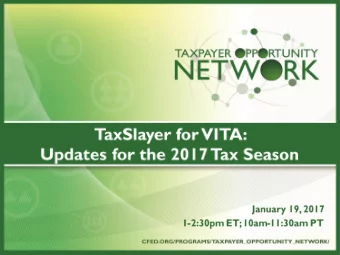 Who We Are Our mission at  CFED is to make  it possible for  millions of