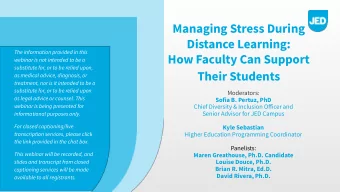 Their Students  as medical advice, diagnosis, or  treatment, nor is it intended to be a  substitute