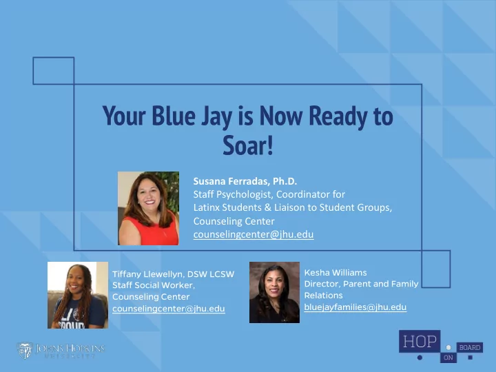 your blue jay is now ready to soar