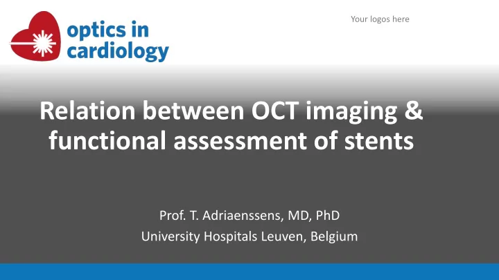 functional assessment of stents