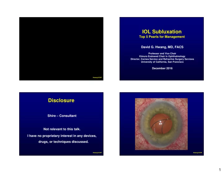 iol subluxation