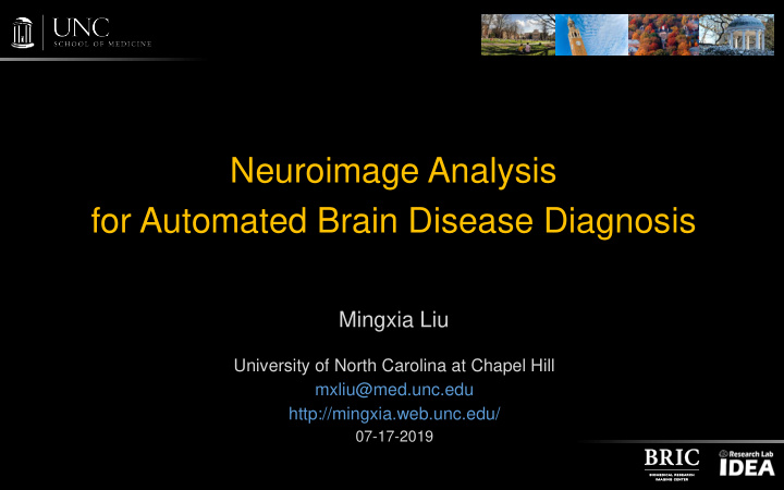 neuroimage analysis for automated brain disease diagnosis